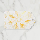 Een sneeuwvlok winter event decor cadeaulabels (Voorkant (horizontaal))