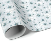 Een sneeuwvlok winter event decor cadeaupapier (Rol Hoek)