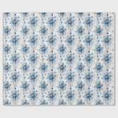 Een sneeuwvlok winter event decor cadeaupapier (Vlak)