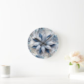 Een sneeuwvlok winter event decor ronde klok (Huis)