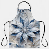 Een sneeuwvlok winter event decor schort (Voorkant)