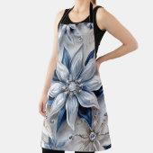 Een sneeuwvlok winter event decor schort (Insitu)