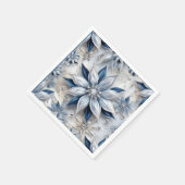 Een sneeuwvlok winter event decor servet (Hoek)
