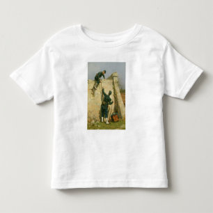 Een snel ontsnappen (olie op het paneel) kinder shirts
