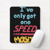 Eén snelheid muismat (Met muis)