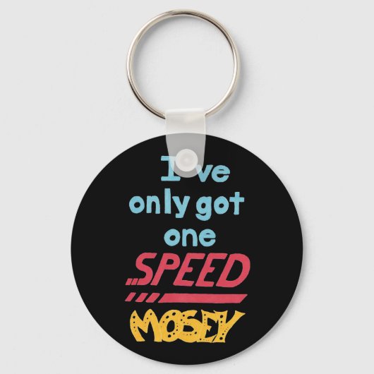 Eén snelheid sleutelhanger (Voorkant)