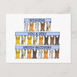 Een snelle Cartoon voor herstel van uw wensen Briefkaart