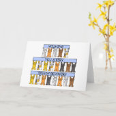 Een snelle Cartoon voor herstel van uw wensen Kaart (Gele Bloem)