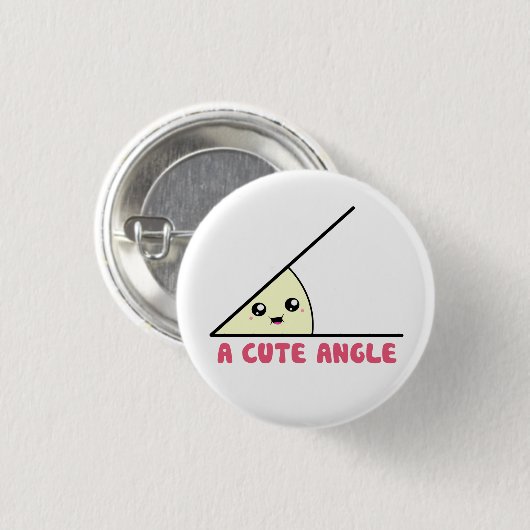 Een snelle hoek ronde button 3,2 cm (Voorkant /achterkant)