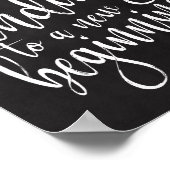 Een snoepgoed dat 8 x 10 Chalkboard trouwt Poster (Hoek)