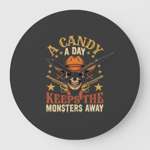 Een Snoepje per Dag Houdt de Monsters Weg Hallowee Grote Klok