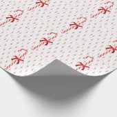 Een snoepriet cadeaupapier (Hoek)