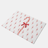 Een snoepriet deurmat (Schuin)