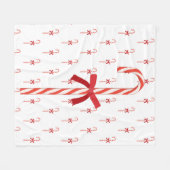 Een snoepriet fleece deken (Voorkant (Horizontaal))