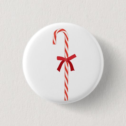 Een snoepriet ronde button 3,2 cm (Voorkant)