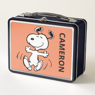 Een Snoopy Happy Dance Jouw namen toevoegen