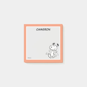 Een Snoopy Happy Dance   Jouw namen toevoegen Post-it® Notes