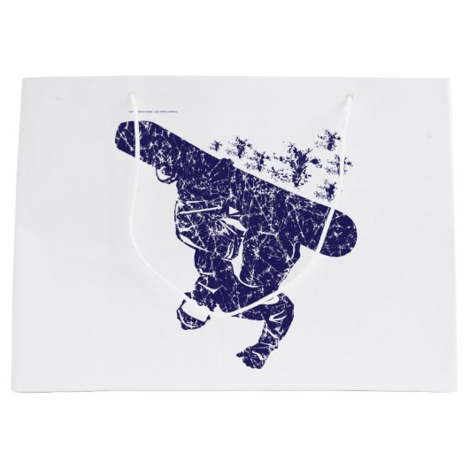 Een snowboarder vangen groot cadeauzakje (Voorkant)