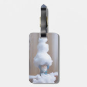 Een Snowman V Bagagelabel (Achterkant verticaal)