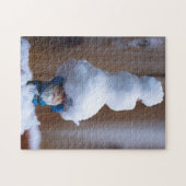 Een Snowman V Legpuzzel (Horizontaal)