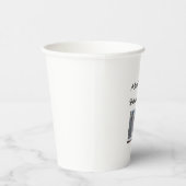 Een snowy bruiloft van 8 oz papieren bekertjes met bekers (Rechts)