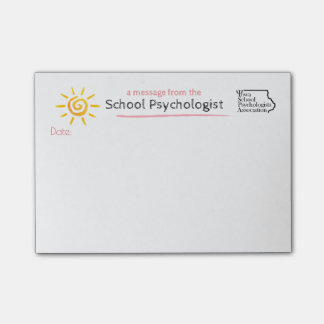 Een soennitische noot van de schoolpsycholoog Iowa Post-it® Notes