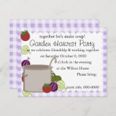 Een soep kaart (Voorkant / Achterkant)