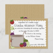 Een soep kaart (Voorkant / Achterkant)