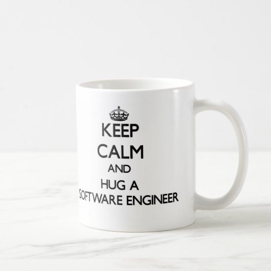 Een software engineer onderhouden koffiemok (Rechts)