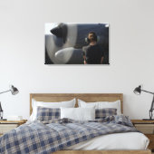 Een soldaat bewaakt de prestaties canvas afdruk (Insitu (Slaapkamer))