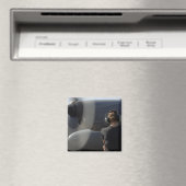 Een soldaat bewaakt de prestaties magneet (Insitu (Vaatwasser))