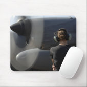 Een soldaat bewaakt de prestaties muismat (Met muis)