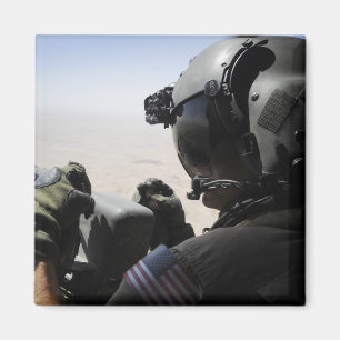 Een soldaat biedt veiligheid magneet