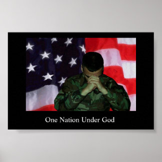 Eén soldaat, één natie poster