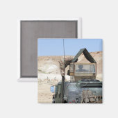 Een soldaat geeft opdracht aan een Irakese soldaat Magneet (Voorkant / Achterkant)