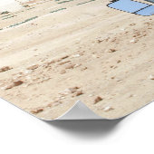 Een soldaat geeft opdracht aan een Irakese soldaat Poster (Hoek)