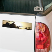 Een soldaat kwam naar je redding bumpersticker (Op Truck)
