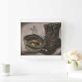 Een soldaat met militaire klok (Huis)