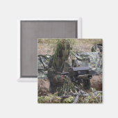 Een soldaat met MK-19 granaatwerper Magneet (Voorkant / Achterkant)