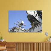 Een soldaat met snelle touwen canvas afdruk (Insitu (Woonkamer))