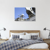 Een soldaat met snelle touwen canvas afdruk (Insitu (Slaapkamer))