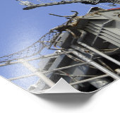 Een soldaat met snelle touwen foto afdruk (Hoek)