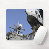 Een soldaat met snelle touwen muismat (Met muis)