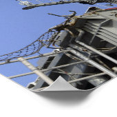 Een soldaat met snelle touwen poster (Hoek)