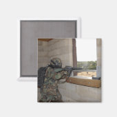 Een soldaat treedt op als oppositiemacht magneet (Voorkant / Achterkant)