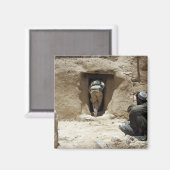 Een soldaat van de Nationale Garde Magneet (Voorkant / Achterkant)