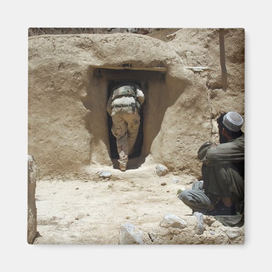 Een soldaat van de Nationale Garde Magneet (Voorkant)