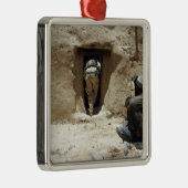 Een soldaat van de Nationale Garde Metalen Ornament (Rechts)