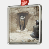 Een soldaat van de Nationale Garde Metalen Ornament (Links)