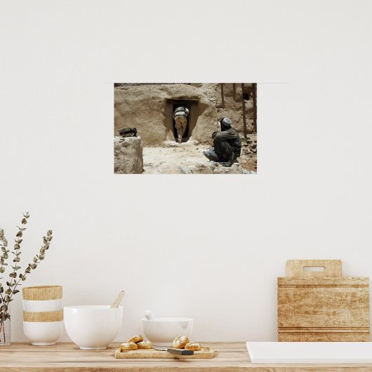 Een soldaat van de Nationale Garde Poster (Keuken)